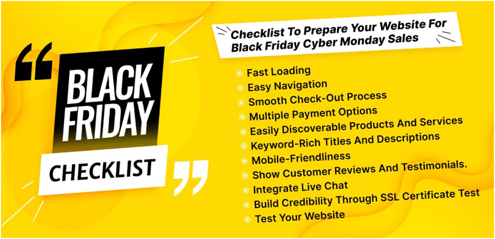 black friday checklist