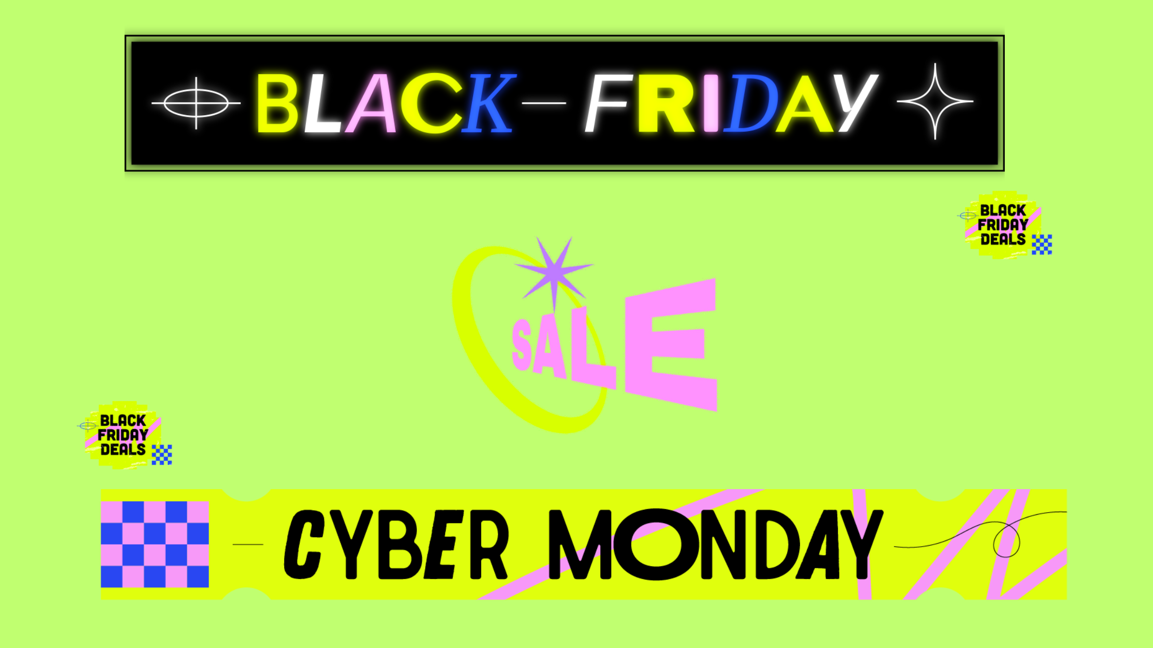 black friday and cyber monday sale