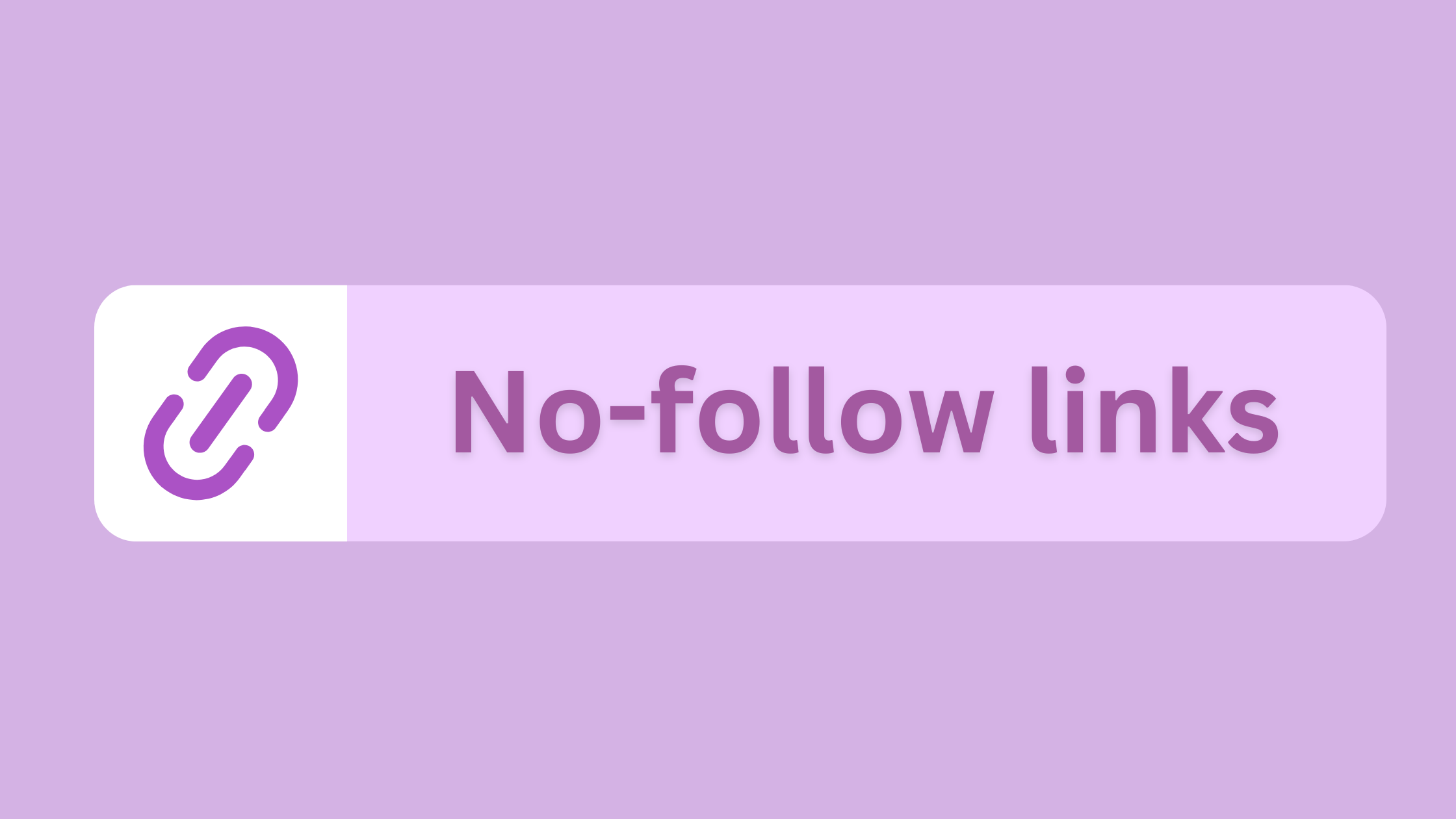 no-follow links