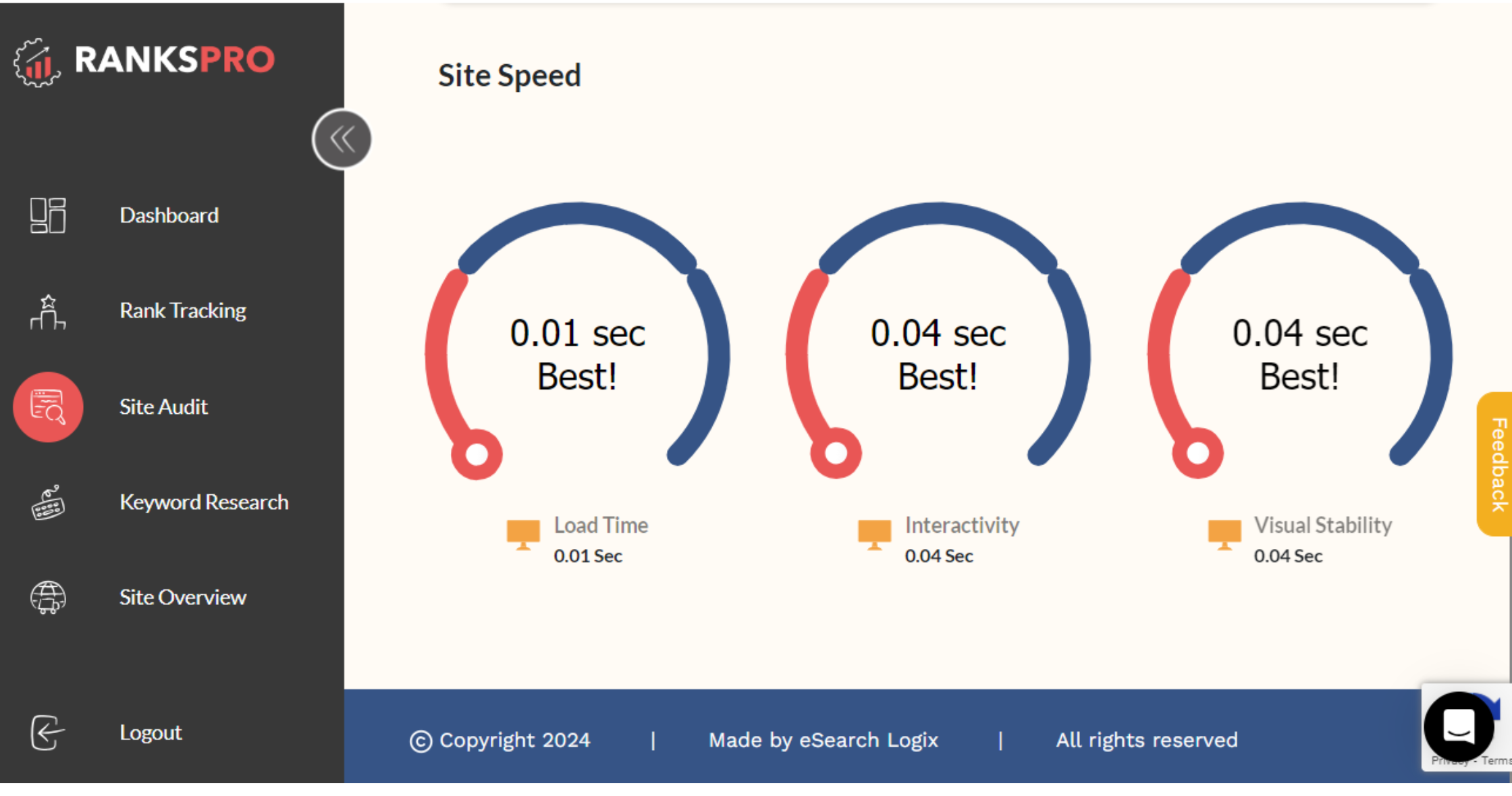 metric measure how quickly your website loads