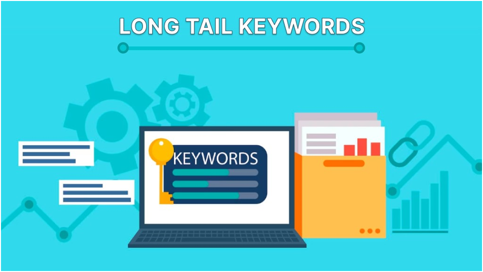 Long-tail keywords are keywords used in SEO that are usually longer 